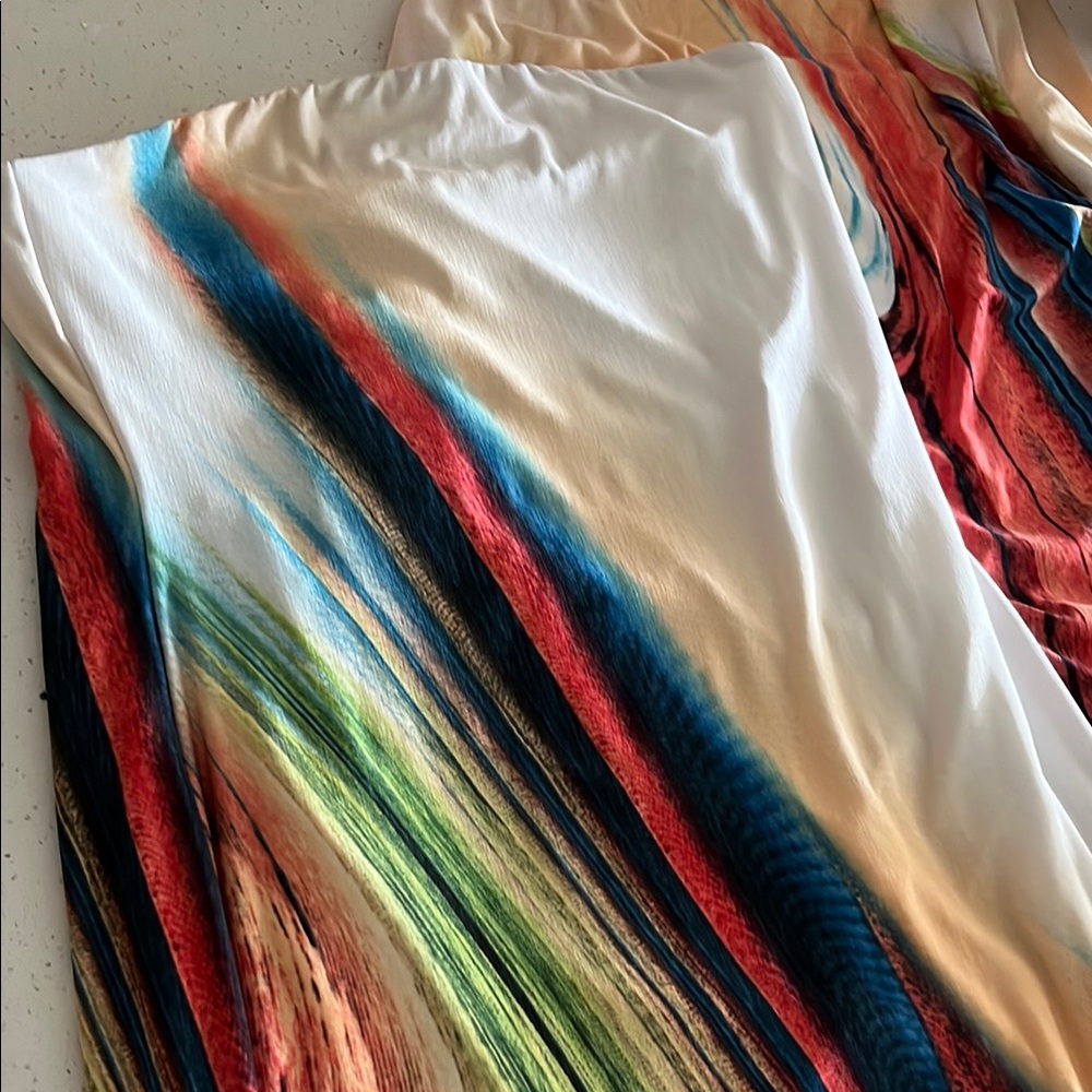 SHEIN Multicolor Strapless Dress